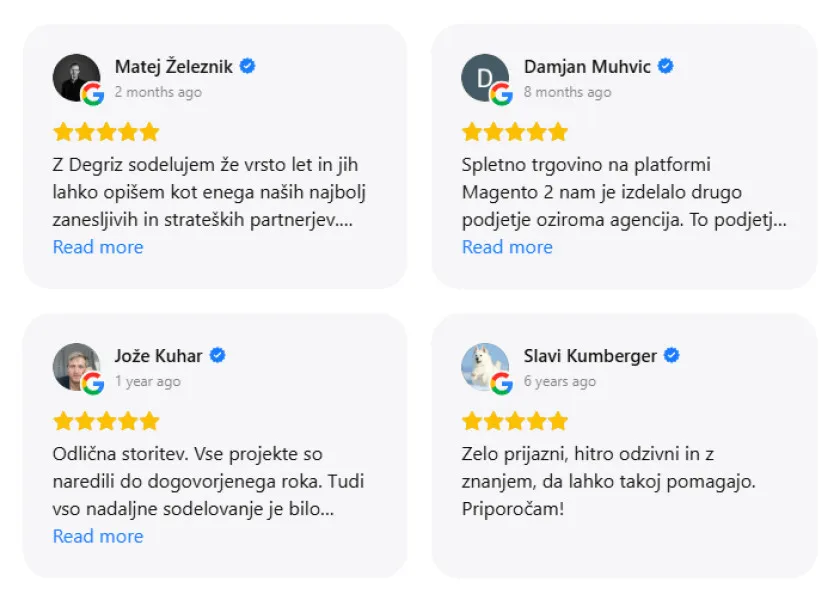 Zadovoljstvo strank na prvem mestu
