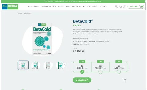 Izbira količn na produktni strani