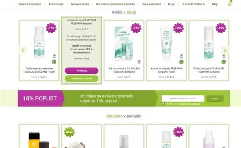 Baitris izpostavljeni artikli