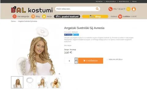 Bal kostumi stran artikla