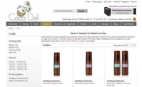 Cocodali spletna trgovina - katalog artikov
