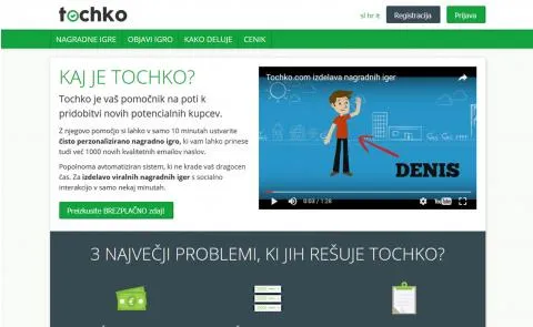 Tochko vstopna stran