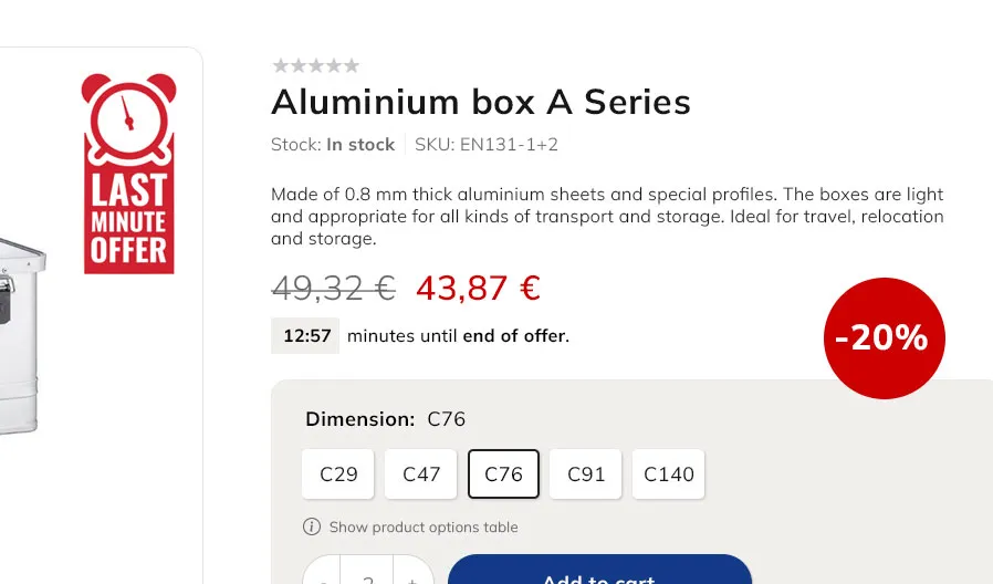 limited offer