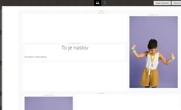 Urejanje strani in blokov v Magento 2 trgovini